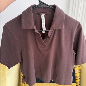 ☀️🌴NWOT Lululemon Athletica Cropped Polo Shirt